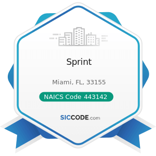 Sprint - NAICS Code 443142 - Electronics Stores