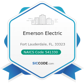 Emerson Electric - NAICS Code 541330 - Engineering Services