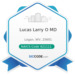 Lucas Larry O MD - NAICS Code 621111 - Offices of Physicians (except Mental Health Specialists)