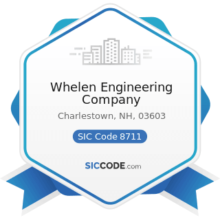 Whelen Engineering Company - SIC Code 8711 - Engineering Services