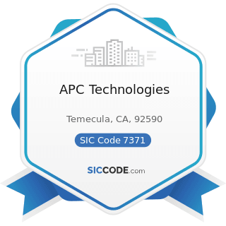 APC Technologies - SIC Code 7371 - Computer Programming Services