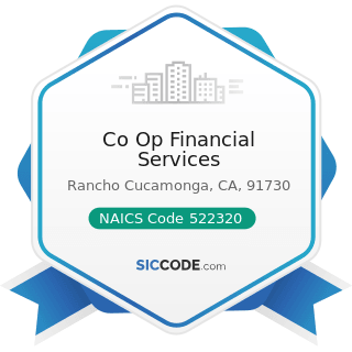 Co Op Financial Services - NAICS Code 522320 - Financial Transactions Processing, Reserve, and...