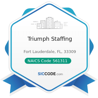Triumph Staffing - NAICS Code 561311 - Employment Placement Agencies