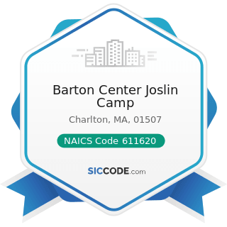 Barton Center Joslin Camp - NAICS Code 611620 - Sports and Recreation Instruction