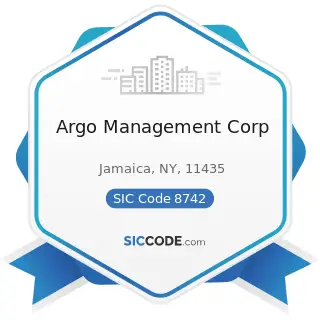 Argo Management Corp - SIC Code 8742 - Management Consulting Services