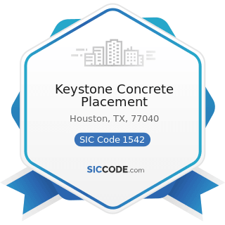 Keystone Concrete Placement - SIC Code 1542 - General Contractors-Nonresidential Buildings,...