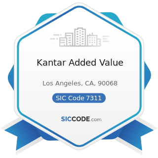 Kantar Added Value - SIC Code 7311 - Advertising Agencies