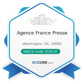 Agence France Presse - NAICS Code 519110 - News Syndicates