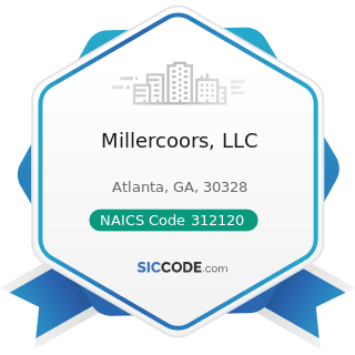 Millercoors, LLC - NAICS Code 312120 - Breweries