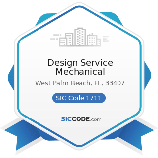 Design Service Mechanical - SIC Code 1711 - Plumbing, Heating and Air-Conditioning