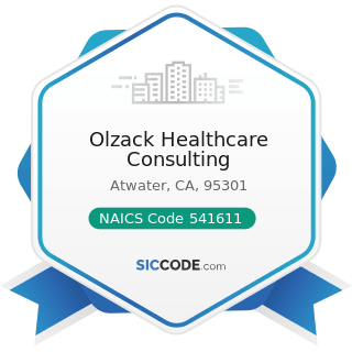 Olzack Healthcare Consulting - NAICS Code 541611 - Administrative Management and General...