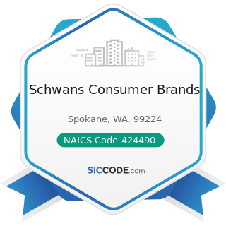 Schwans Consumer Brands - NAICS Code 424490 - Other Grocery and Related Products Merchant...