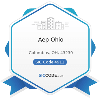 Aep Ohio - SIC Code 4911 - Electric Services