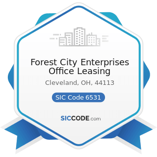 Forest City Enterprises Office Leasing - SIC Code 6531 - Real Estate Agents and Managers
