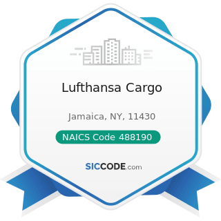 Lufthansa Cargo - NAICS Code 488190 - Other Support Activities for Air Transportation