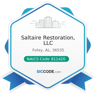 Saltaire Restoration, LLC - NAICS Code 811420 - Reupholstery and Furniture Repair