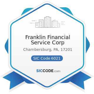 Franklin Financial Service Corp - SIC Code 6021 - National Commercial Banks