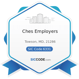 Ches Employers - SIC Code 6331 - Fire, Marine, and Casualty Insurance