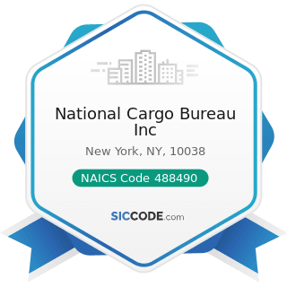 National Cargo Bureau Inc - NAICS Code 488490 - Other Support Activities for Road Transportation