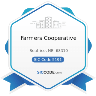 Farmers Cooperative - SIC Code 5191 - Farm Supplies