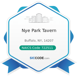Nye Park Tavern - NAICS Code 722511 - Full-Service Restaurants