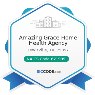 Amazing Grace Home Health Agency - NAICS Code 621999 - All Other Miscellaneous Ambulatory Health...