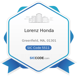 Lorenz Honda - SIC Code 5511 - Motor Vehicle Dealers (New and Used)
