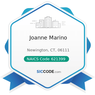 Joanne Marino - NAICS Code 621399 - Offices of All Other Miscellaneous Health Practitioners