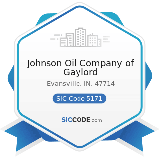 Johnson Oil Company of Gaylord - SIC Code 5171 - Petroleum Bulk Stations and Terminals