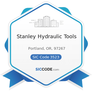 Stanley Hydraulic Tools - SIC Code 3523 - Farm Machinery and Equipment