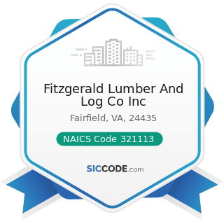 Fitzgerald Lumber And Log Co Inc - NAICS Code 321113 - Sawmills