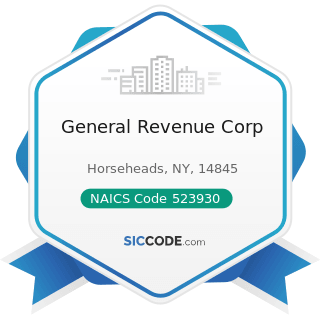 General Revenue Corp - NAICS Code 523930 - Investment Advice