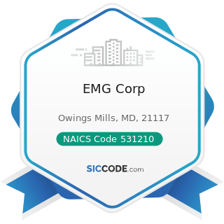 EMG Corp - NAICS Code 531210 - Offices of Real Estate Agents and Brokers