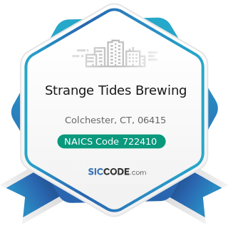 Strange Tides Brewing - NAICS Code 722410 - Drinking Places (Alcoholic Beverages)