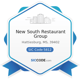 New South Restaurant Group - SIC Code 5812 - Eating Places