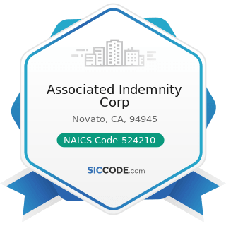 Associated Indemnity Corp - NAICS Code 524210 - Insurance Agencies and Brokerages