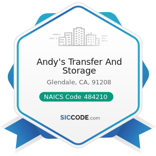 Andy's Transfer And Storage - NAICS Code 484210 - Used Household and Office Goods Moving