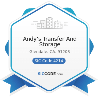 Andy's Transfer And Storage - SIC Code 4214 - Local Trucking with Storage