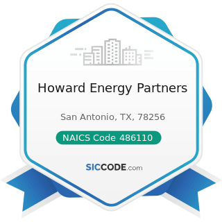 Howard Energy Partners - NAICS Code 486110 - Pipeline Transportation of Crude Oil
