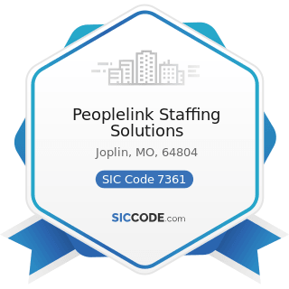 Peoplelink Staffing Solutions - SIC Code 7361 - Employment Agencies