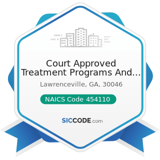 Court Approved Treatment Programs And Evaluations - NAICS Code 454110 - Electronic Shopping and...
