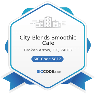 City Blends Smoothie Cafe - SIC Code 5812 - Eating Places