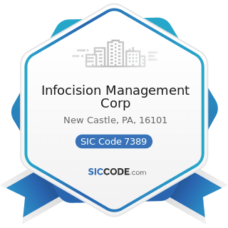 Infocision Management Corp - SIC Code 7389 - Business Services, Not Elsewhere Classified