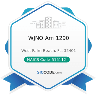WJNO Am 1290 - NAICS Code 515112 - Radio Stations