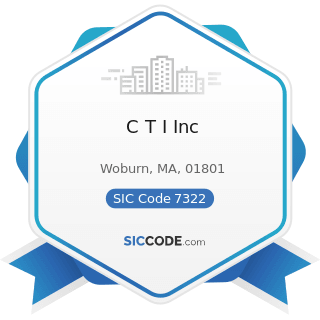 C T I Inc - SIC Code 7322 - Adjustment and Collection Services