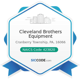 Cleveland Brothers Equipment - NAICS Code 423820 - Farm and Garden Machinery and Equipment...