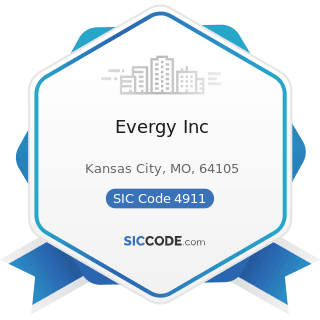 Evergy Inc - SIC Code 4911 - Electric Services
