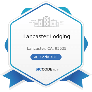 Lancaster Lodging - SIC Code 7011 - Hotels and Motels
