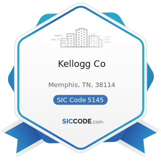 Kellogg Co - SIC Code 5145 - Confectionery