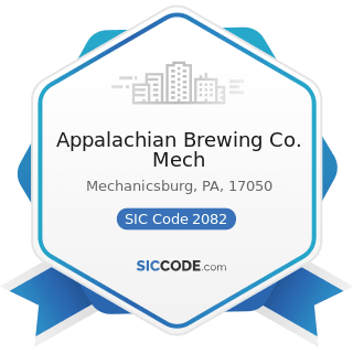 Appalachian Brewing Co. Mech - SIC Code 2082 - Malt Beverages